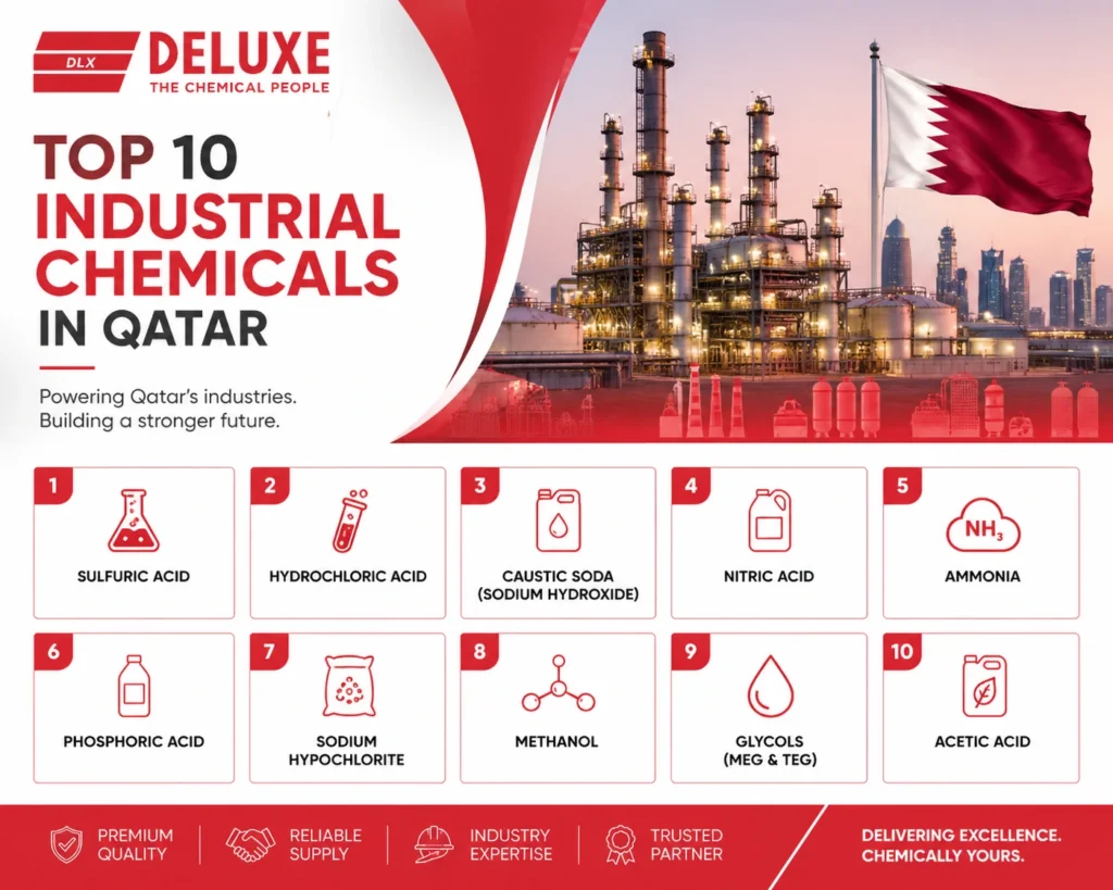 Top 10 Industrial Chemicals in Qatar