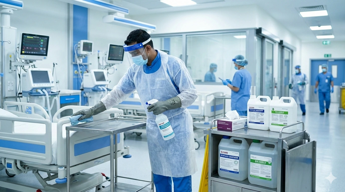 Hospital Cleaning Chemicals in Qatar