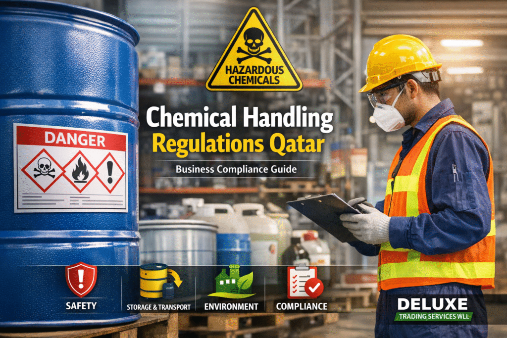 Chemical Handling Regulations Qatar - DELUXE TRADING SERVICES WLL