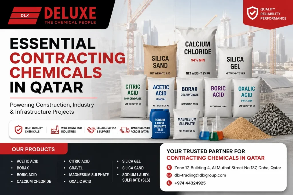Essential Contracting Chemicals in Qatar: Complete Guide for Construction and Industrial Projects