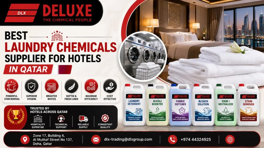 Best Laundry Chemicals Supplier for Hotels in Qatar