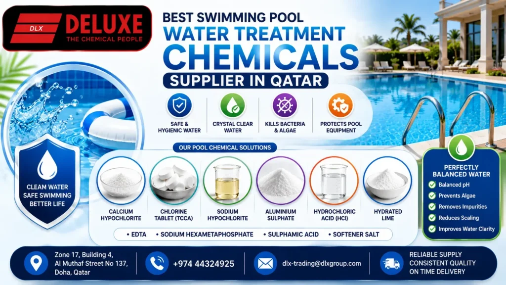 Best Swimming Pool Water Treatment Chemicals Supplier in Qatar