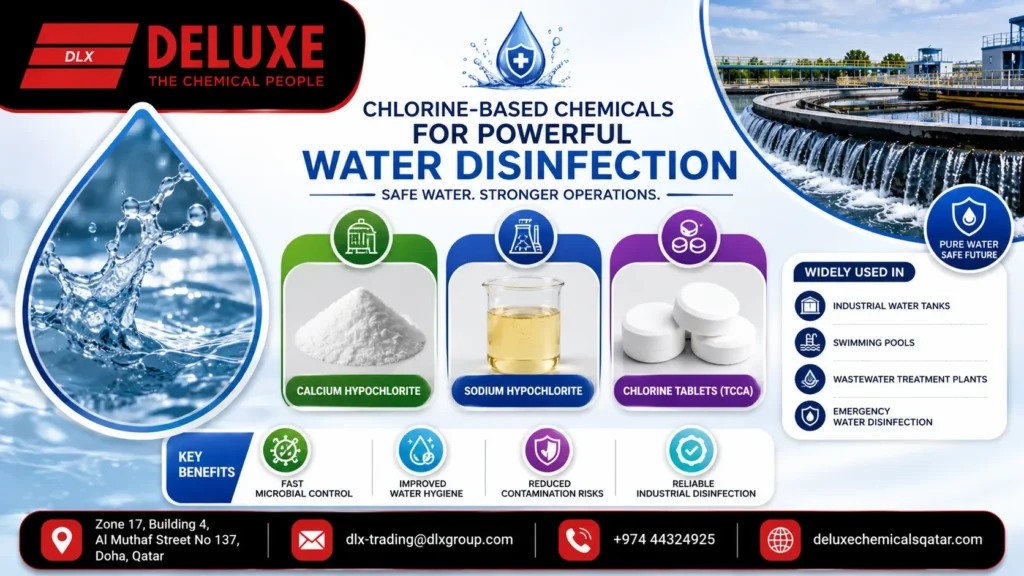 Chlorine-Based Water Treatment Chemicals for Water Disinfection