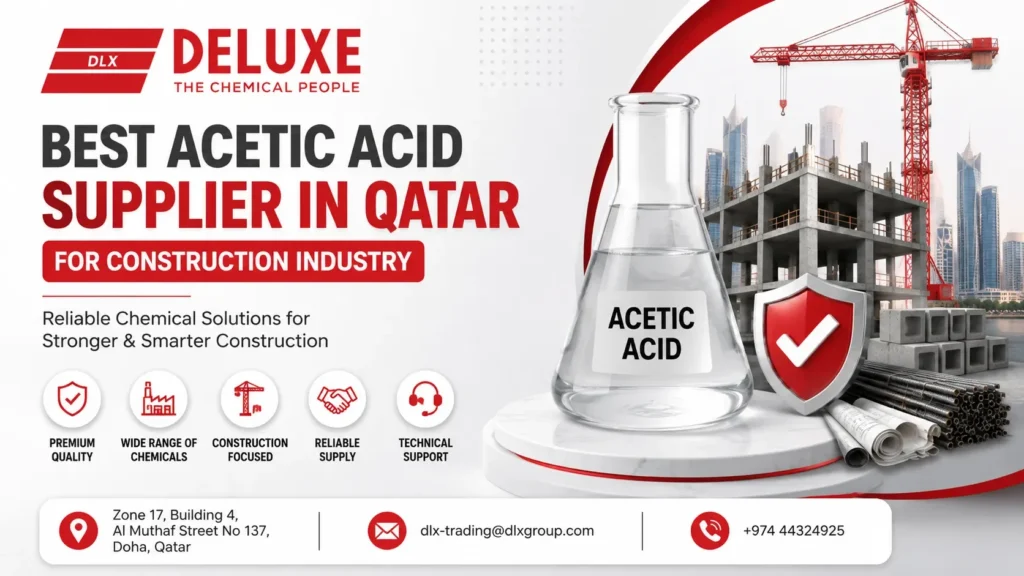 Best Acetic Acid Supplier in Qatar for Construction Industry