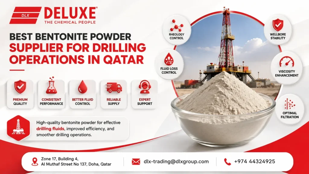 Best Bentonite Powder Supplier for Drilling Operations in Qatar 2026