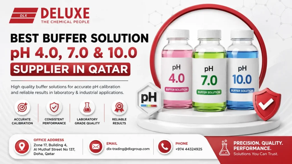 Best Buffer Solution pH 4.0, 7.0 & 10.0 Supplier in Qatar 2026