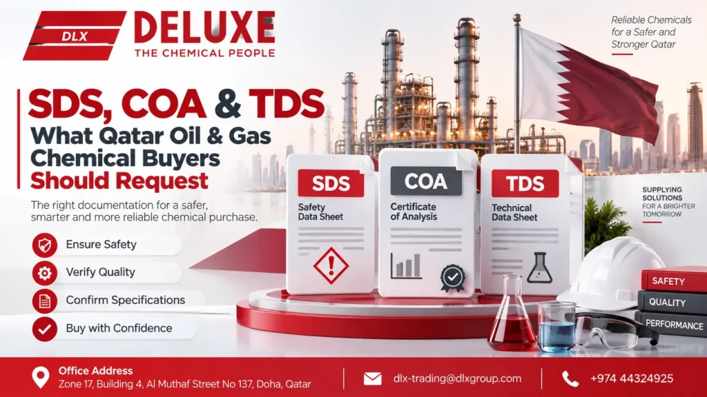 SDS, COA & TDS for Chemical Buyers in Qatar: What Oil & Gas Companies Should Request